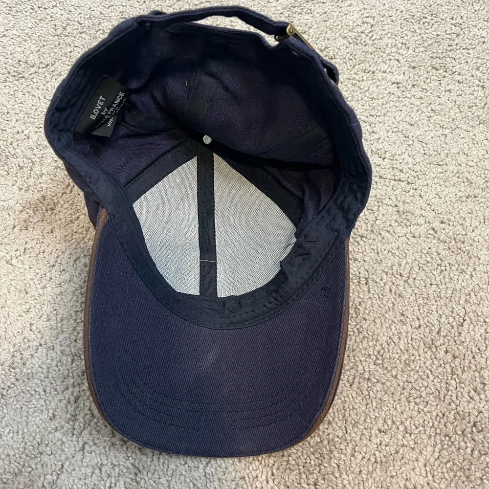 B. Ovet by Style France Paris Navy Blue Eiffel Tower Logo Baseball Cap Hat.